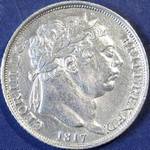 1817 UK sixpence value, George III
