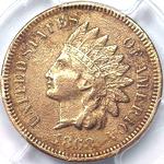 1868 US penny, Indian Head