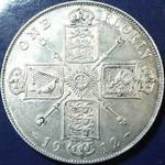 1912 UK florin value, George V