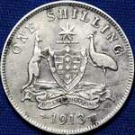 1913 Australian shilling