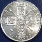 1917 UK florin value, George V
