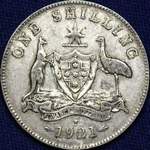 1921 Australian shilling