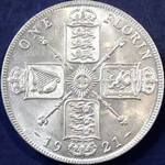 1921 UK florin value, George V