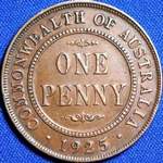 1925 Australian penny