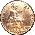 1926 UK penny value, George V