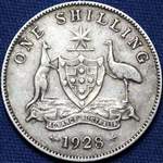 1928 Australian shilling