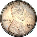 1929 S US penny, Lincoln wheat