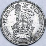 1931 UK shilling value, George V