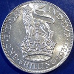 1932 UK shilling value, George V