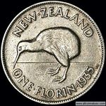 1935 New Zealand florin