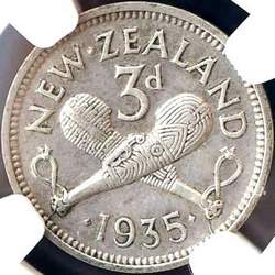 1935 New Zealand threepence