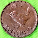 1937 UK farthing value, George VI