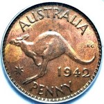 1942 Y. Australian penny