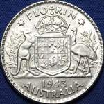 1943m Australian florin
