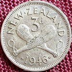 1946 New Zealand threepence