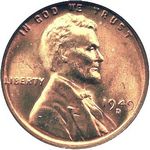 1949 D US penny, Lincoln wheat