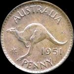 1951 Australian penny