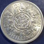 1953 UK florin value, Elizabeth II