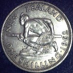 1962 no ground line New Zealand shilling