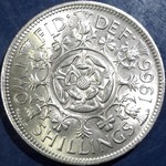 1966 UK florin value, Elizabeth II