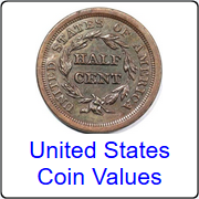 United States coin values - 1792 to present
