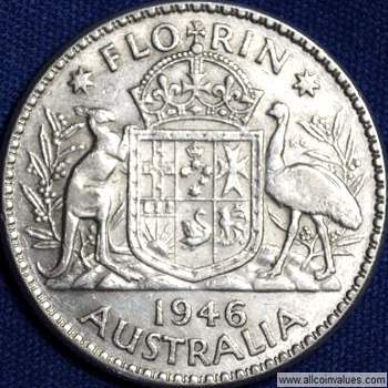 klasse Elemental Mission 1946 Australian florin value